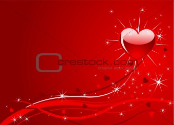 Sparkle  red  Valentine background