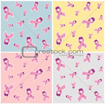 Breast Cancer Ribbon Background