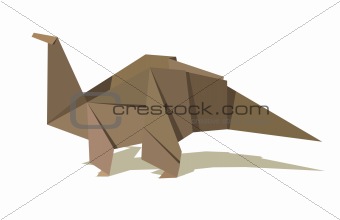 Origami dinosaur