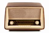 brown retro radio