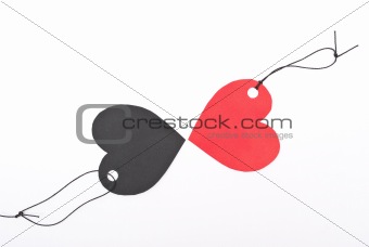 Gift tags "heart" 
