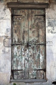 Old Door in French Quarter 