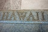 Hawaii word on the stairs