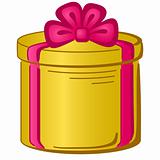 Gift box round