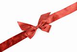 red holiday ribbon