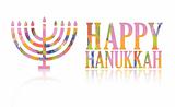 Happy hanukkah logo