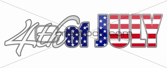 USA stars Fourth of July design.
