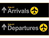 Arrival and departures