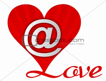 Love Heart Email