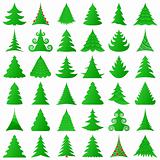 Christmas trees collection
