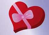 heart-shaped present
