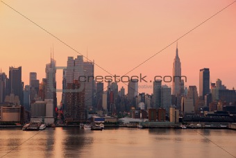 Urban City skyline, New York City
