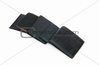 Wallet isolated on the white background 