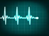 Electrocardiogram track of human heart. EPS 8