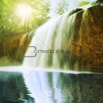 Waterfall pool