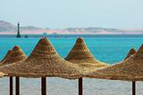 Umbrellas, Mount and Red Sea