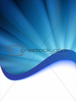 Abstract blue burst card Template. EPS 8