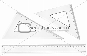 plastic ruler math geometry school education
