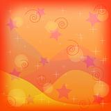 Abstract holiday background, orange