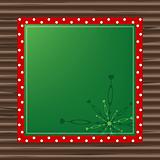 Sample Christmas background with snowflake. Vector illustration.