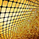 Golden business mosaic. EPS 8