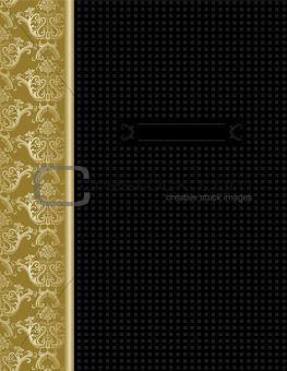 Luxury black & gold cover design