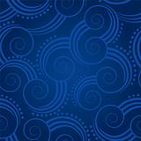 Seamless blue swirls background