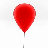 One red balloons