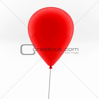 One red balloons