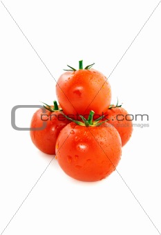 pyramid of tomatoes