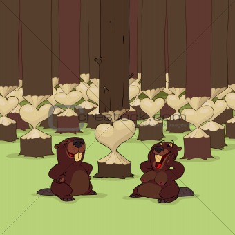 Valentine's Day of beavers