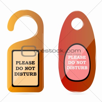 do not disturb tags