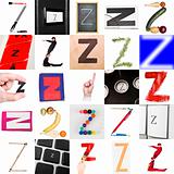 Collage of Letter Z