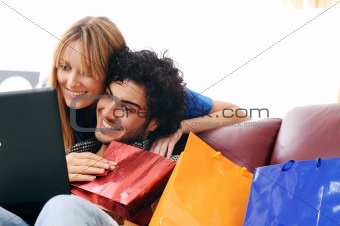 happy shopping online