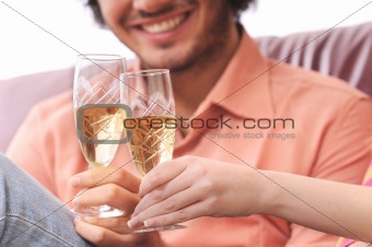 couple and drink