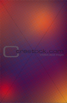 Abstract color vector halftoned background