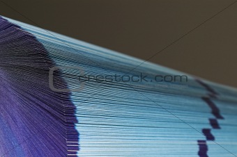 Fanned pages