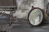 Thrown Out Old Mirror