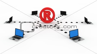 Online Registered Symbol
