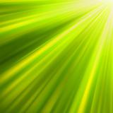 Green luminous rays. EPS 8
