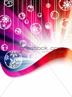 Christmas background with copyspace. EPS 8