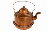 Antique copper coffee pot