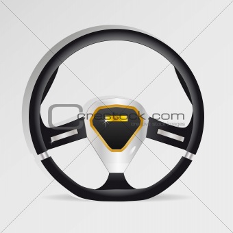 Steering wheel - vector illustration