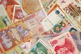 A collection of various currencies from different countries