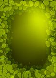 Vector clover background for St. Patrick Day 
