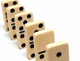 Chain of dominoes