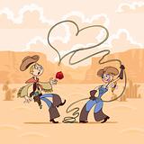 Valentine's Day of cowboy