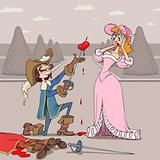 Valentine's Day of musketeer