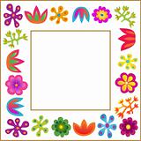 vector flowers frame