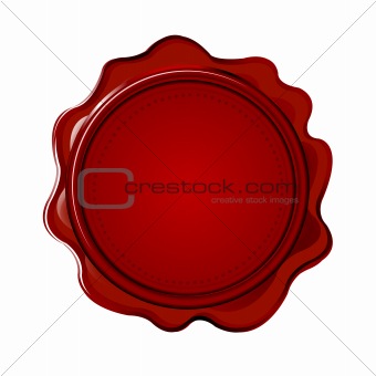 Wax seal with blank field